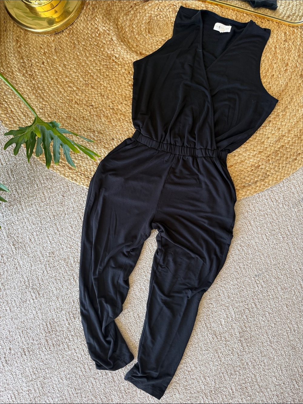 Lou & Grey Softblend Crossover Sleeveless Jumpsuit